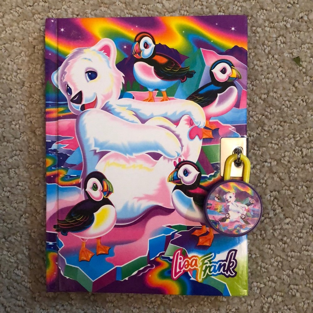 Lisa Frank Polar Bear/ Penguins Diary